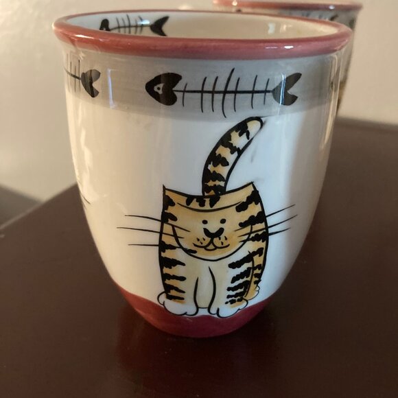 Coffee Cups Frisky & Friends by Cheri Lane Set of (6) - Picture 2 of 5